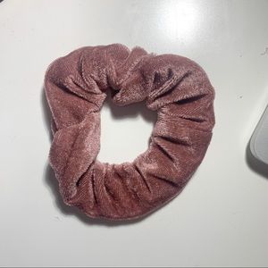 Brown Velvet Scrunchie